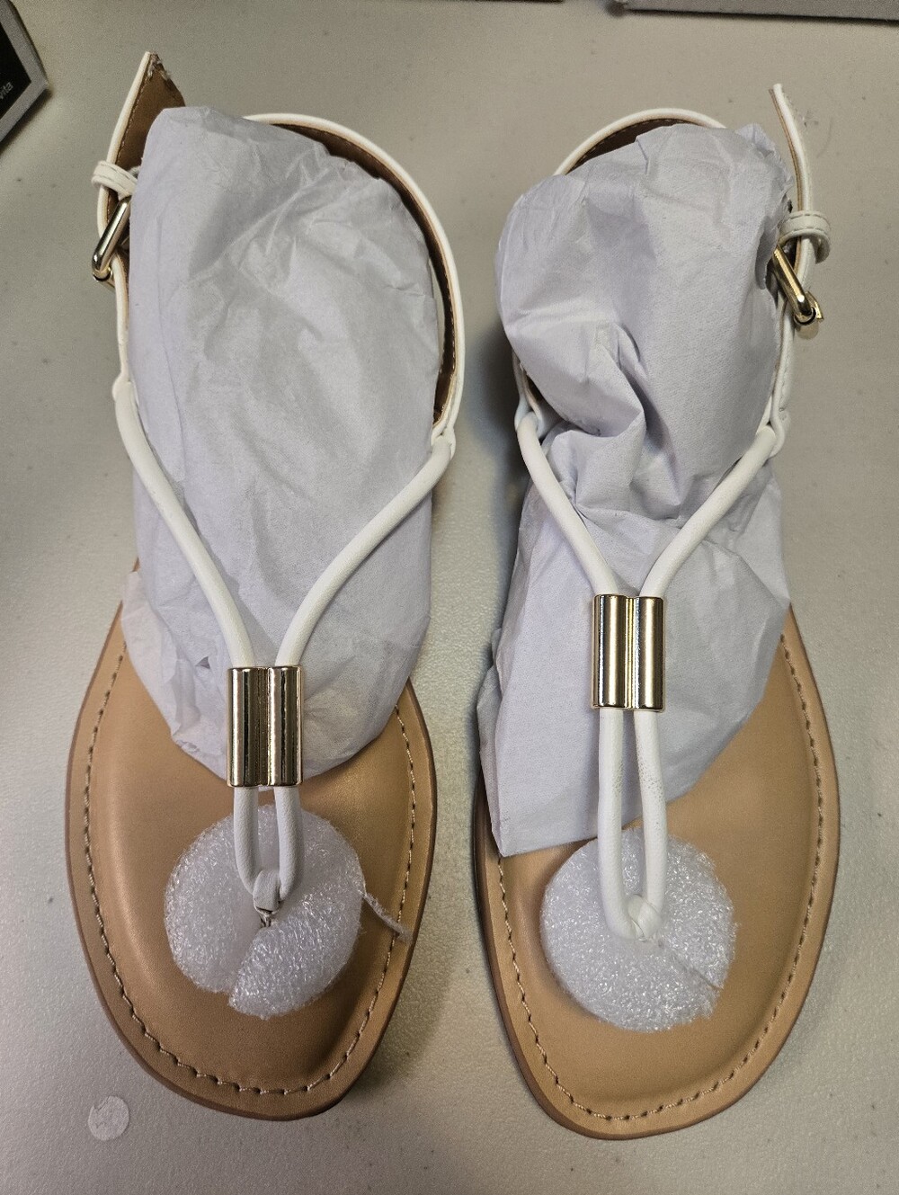 Dolve Vita Jache White Sandals - Womans Size 8